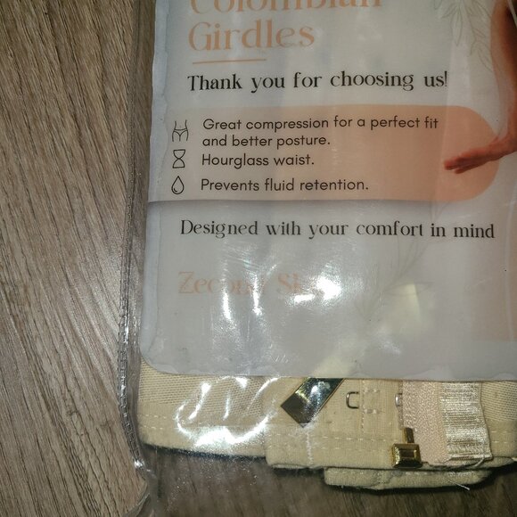 NEW Zecond Skin Corset SZ L Columbian Girdles Corset Bustier Top Nature Viva - Picture 3 of 7